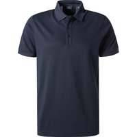 RAGMAN Herren Polo-Shirt blau Baumwoll-Piqué von RAGMAN