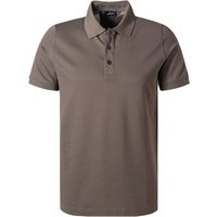 RAGMAN Herren Polo-Shirt grau Baumwoll-Piqué von RAGMAN