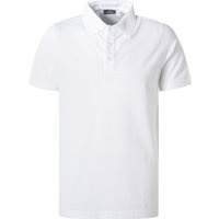 RAGMAN Herren Polo-Shirt weiß Baumwoll-Piqué von RAGMAN