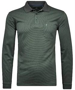 RAGMAN Herren Poloshirt Langarm XL, Moosgrün-318 von RAGMAN