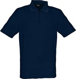 RAGMAN Herren RAGMAN Kurzarm Poloshirt, Marine, Gr. L von RAGMAN