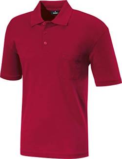 RAGMAN Herren RAGMAN Kurzarm Softknit Poloshirt 3X-Large, Beere-665 von RAGMAN