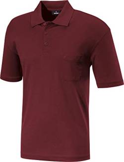 RAGMAN Herren RAGMAN Kurzarm Softknit Poloshirt 3X-Large, Rot-060 von RAGMAN