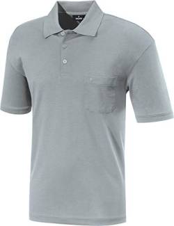 RAGMAN Herren RAGMAN Kurzarm Softknit Poloshirt 3X-Large, Silbergrau-021 von RAGMAN