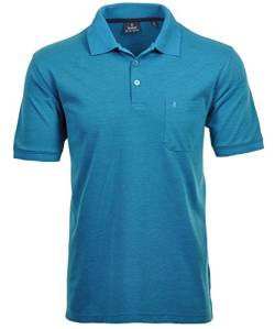 RAGMAN Herren RAGMAN Kurzarm Softknit Poloshirt XXL, Tuerkisblau-797 XXL Türkisblau von RAGMAN