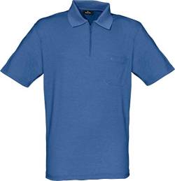 RAGMAN Herren Softknit-Poloshirt mit Zip XL, Aqua-702 von RAGMAN