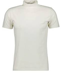 RAGMAN Herren Stehkragen-Shirt, Body fit XL, Ecru-004 von RAGMAN