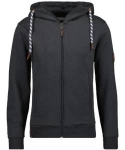 RAGMAN Herren Sweatjacke mit Kapuze XL, Anthrazit-019 von RAGMAN