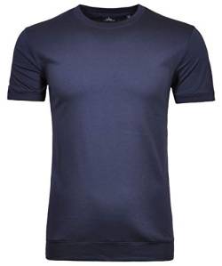 RAGMAN Herren T-Shirt Rundhals mit Bündchen M, Dunkelblau-711 von RAGMAN