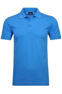 RAGMAN Regular Fit Poloshirt Kurzarm blaugrau von RAGMAN