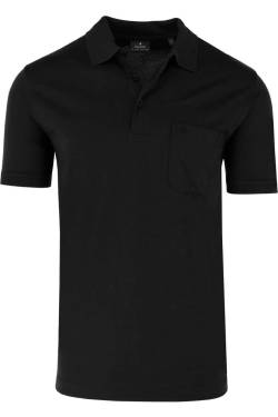 RAGMAN Regular Fit Poloshirt Kurzarm schwarz von RAGMAN