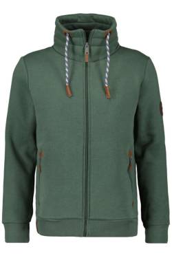 RAGMAN Regular Fit Sweatjacke mit Kapuze thymian, Einfarbig von RAGMAN