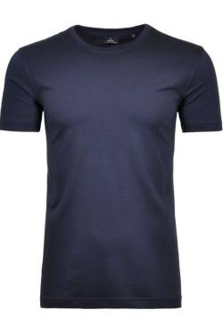 RAGMAN Regular Fit T-Shirt Rundhals dunkelblau, Einfarbig von RAGMAN
