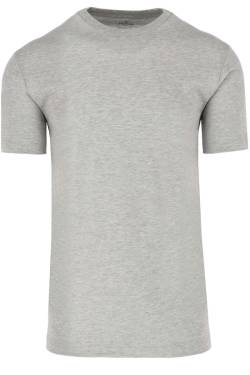 RAGMAN Regular Fit T-Shirt Rundhals grau, Melange von RAGMAN