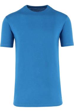 RAGMAN Regular Fit T-Shirt Rundhals royal, Einfarbig von RAGMAN