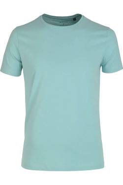 RAGMAN Regular Fit T-Shirt Rundhals türkis, Einfarbig von RAGMAN