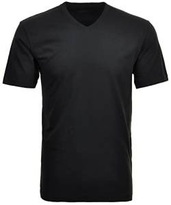 RAGMAN Shirt schwarz im Doppelpack V-Neck, M von RAGMAN