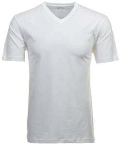 RAGMAN Shirt weiss im Doppelpack V-Neck, M von RAGMAN