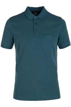 RAGMAN Soft Knit Regular Fit Poloshirt Kurzarm dunkelgrün von RAGMAN