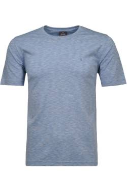 RAGMAN Soft Knit Regular Fit T-Shirt Rundhals blau, Melange von RAGMAN