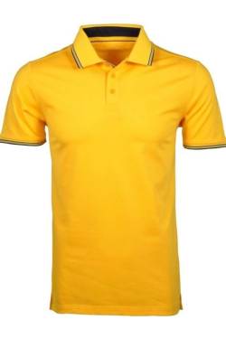 RAGMAN Softknit Regular Fit Poloshirt Kurzarm gelb von RAGMAN