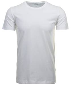 Ragman Herren 2 T-Shirt Doppelpack Bodyfit mit Rundhals, Weiß, S von RAGMAN