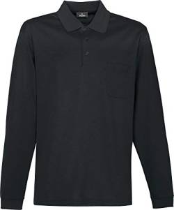 Ragman Herren-Poloshirt, Anthrazit, M von RAGMAN