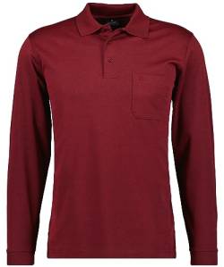 Ragman Herren-Poloshirt, Rot, M von RAGMAN