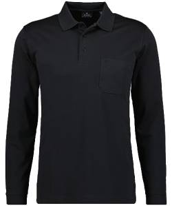 Ragman Herren-Poloshirt, Schwarz, 3XL von RAGMAN