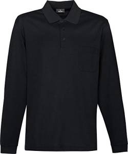 Ragman Herren-Poloshirt, Schwarz, XXL von RAGMAN