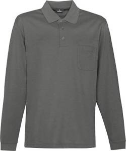 Ragman Herren-Poloshirt, Silbergrau, XL von RAGMAN