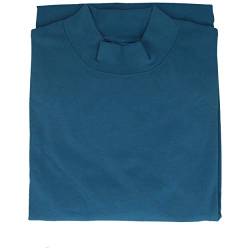 Ragman Herren Stehkragenshirt Langarm M, Blau-718 von RAGMAN