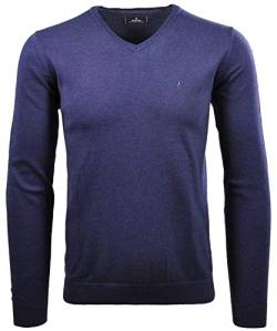 Ragman Herren Strickpullover Uni V NeckBlau valueMarine XXL von RAGMAN