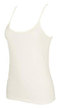 RAGNO Top Unterhemd Damen 85% Merinowolle und 15% Seide Artikel 07402E, 002 Bianco Lana, XS von RAGNO