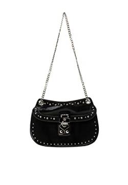 RAIDO Women's Tasche mit Nieten, SCHWARZ von RAIDO