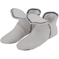 RAIKOU Hausstiefel Haussocken super flauschige Hüttenschuhe Hausschuh aus Micro Fleece mit ABS und Rutschfester Sohle von RAIKOU