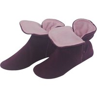 RAIKOU Hausstiefel Hüttenschuhe Stoppersocken für Damen Herren und Kinder  Hausschuh (aus Miro Fleece Super Flauschige) mit ABS und Rutschfester Sohle von RAIKOU