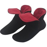 RAIKOU Hausstiefel Hüttenschuhe Stoppersocken für Damen Herren und Kinder  Hausschuh (aus Miro Fleece Super Flauschige) mit ABS und Rutschfester Sohle von RAIKOU