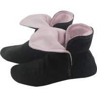 RAIKOU Hausstiefel Hüttenschuhe Stoppersocken für Damen Herren und Kinder  Hausschuh (aus Miro Fleece Super Flauschige) mit ABS und Rutschfester Sohle von RAIKOU