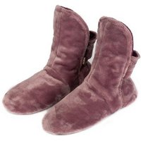 RAIKOU Klassische Hausschuhe Damen Herren rutschfester Sohle Hüttenschuhe Hausschuh (Set) Hausstiefel, atmungsaktiv, flauschig von RAIKOU