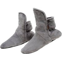 RAIKOU Klassische Hausschuhe Damen Herren rutschfester Sohle Hüttenschuhe Hausschuh (Set) Hausstiefel, atmungsaktiv, flauschig von RAIKOU