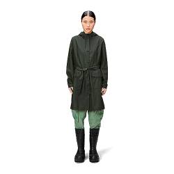 RAINS Damen Curve Jacket Regenjacke, 03 Grün, XL von RAINS