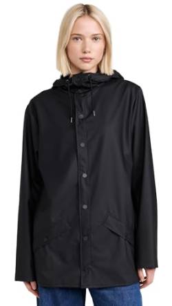 RAINS Herren wasserdichte Jacke, 01 Schwarz, M von RAINS