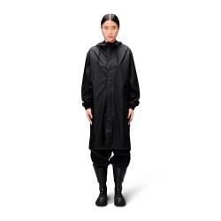 RAINS Unisex Fishtail Parka, 01 Schwarz, M von RAINS