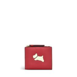 Radley London Radley Respects Kleine Geldbörse aus genarbtem Leder in leuchtendem Rot, hellrot, S, Klassisch von RALDEY
