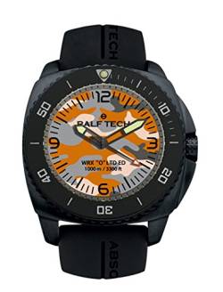 Ralf Tech Herren Taucher Hybrid Uhr mit Silikon Armband WRX A Hybrid Black O Urban Camo WRX 1007, Gurt von RALF TECH