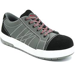 Arbeitsschuhe Sicherheitsschuhe Schuhe Sneaker RALLOX 601 Größe 40 Nubuk Leder grau schwarz S3 Stahlkappe von RALLOX Workers