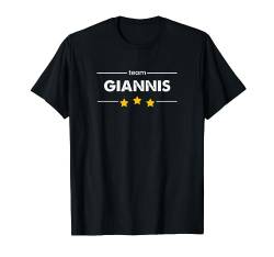 Familienname Nachname oder Vorname | TEAM GIANNIS T-Shirt von !RALUPOP