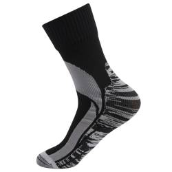 RANDY SUN Wasserdichte, atmungsaktive Socken, SGS-zertifiziert, Unisex, für Skifahren, Trekking, Wandern, Waten, Trail, 1 Paar, 1 Paar, grau, L von RANDY SUN