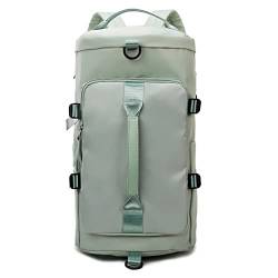 Sport-Duffle Bags, große Sporttasche mit Schuh- und Nassfach, leicht, mehrere Fächer, trocken nass getrennt, ideal für Reisen, Fitness und Sport, lichtgrün von RANRAO